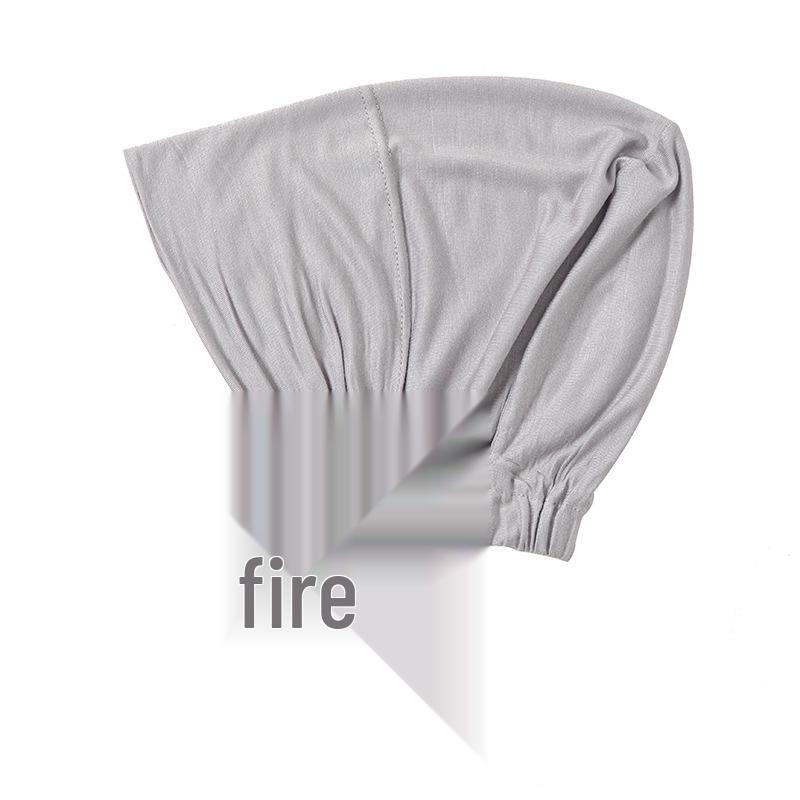 Modal Mercerized Cotton Elastic Drawstring Base Cap Solid Color Women's Hijab