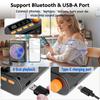 Rechargeable Wireless Microphone with Magnetic Lavalier Bluetooth Speaker  Meetings