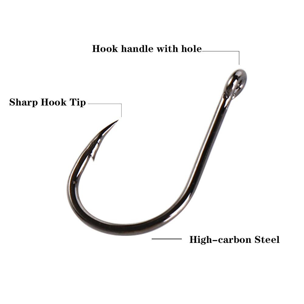 High-carbon Steel Fishing Tools Fishing Hooks Set Barbed Fishhooks Lure Hooks Fishing Hook