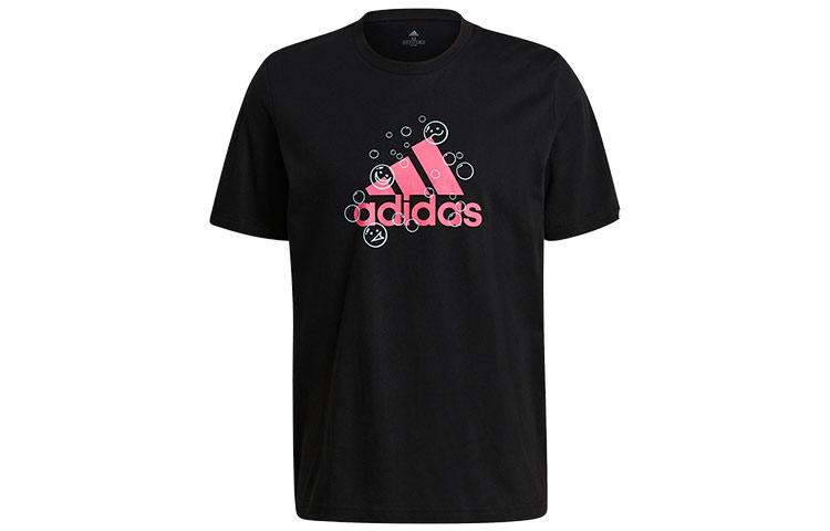 

Adidas T Shirts Men s Black Crew Neck Moderate Straight Fit GL3696 M