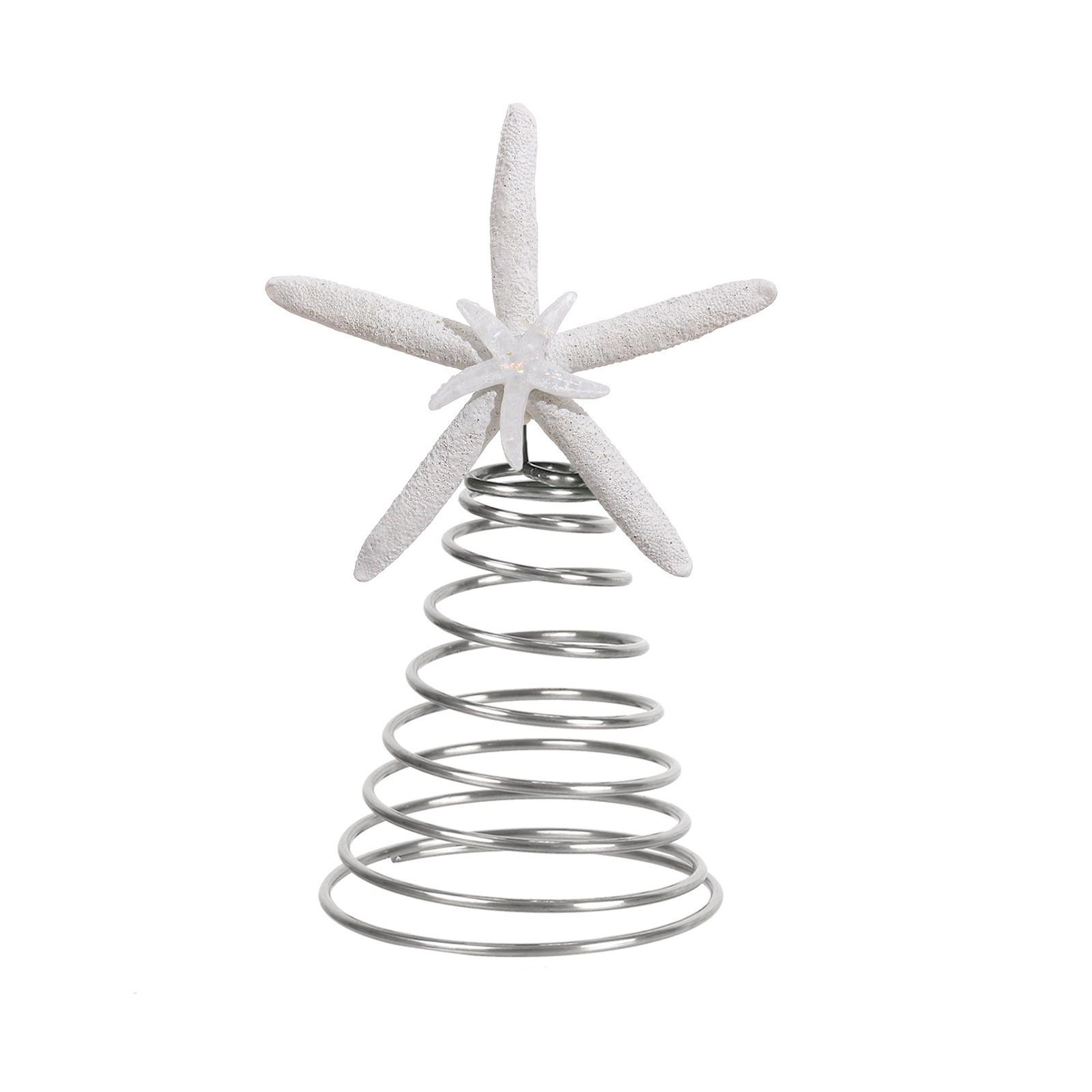 

Украшения для верхушек елок, украшения, украшения для создания праздничной атмосферы One Size белый