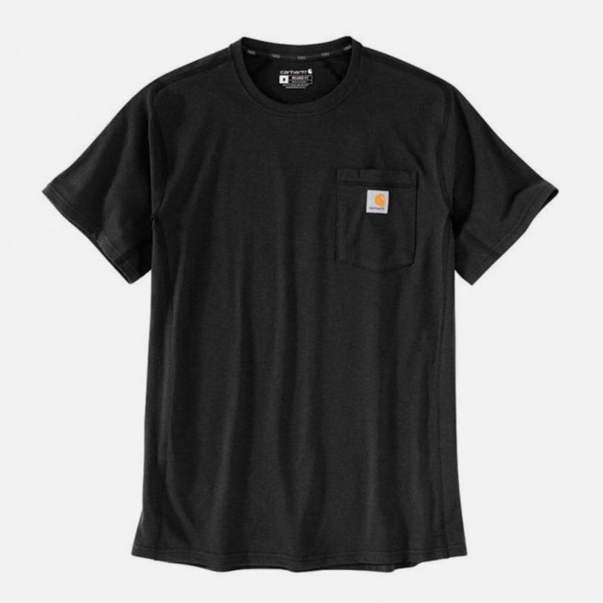 

КАРХАРТТ (104616) Футболка с коротким рукавом Force Pocket ЧЕРНАЯ 93675-93675 M