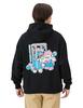 IMPROVES SIDEWAYSTANCE Men's Pullover Fleece Hoodie, Black, 70175