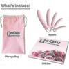 Qoqiu 5-Piece Silicone Pelvic Floor Muscle Trainer Set with Massage Wand for Womens Health Recovery 2025 New