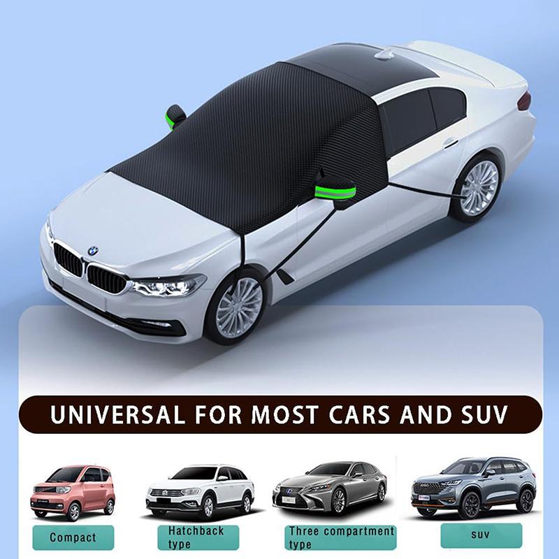 Magnetic Car Front Windscreen Cover Snowproof Car Windshield Sun Shade Anti Frog Waterproof Protector Cover Car Accessories