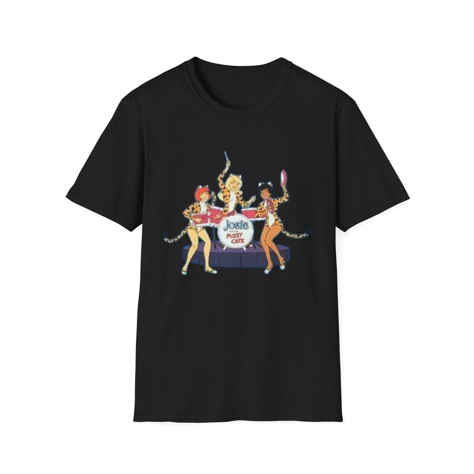 Retro Band T-Shirt Vintage Cartoon Shirt Josie and the Pussycats Shirt Unisex T-Shirt S