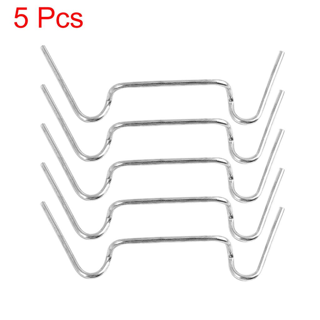 Motoforti Universal Headlight Bulb Spring Clips Motorcycle Fastener Spring Clip for Round Headlight Square Replacement 5pcs