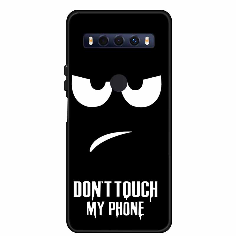 For TCL 10 SE Case Popular Picture Black Silicone Soft Back Cover Case For TCL 10 SE Phone Case Cover 10SE 6.52" Coque Funda Bag