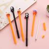 5Pcs Halloween Cartoon Gel Pen, 0.5MM Needle Tip, Quick Drying, Write Smoothly for Student Adult Noting Journaling