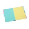 Trieur document A4 - Viquel - RAINBOW PASTEL - 8 compartiments - Bleu - Adulte Femme