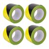 4 Stück Gelbes Absperrband Rolle PE Wind- und Regendicht Multifunktional Bau Warnung Sicherheit