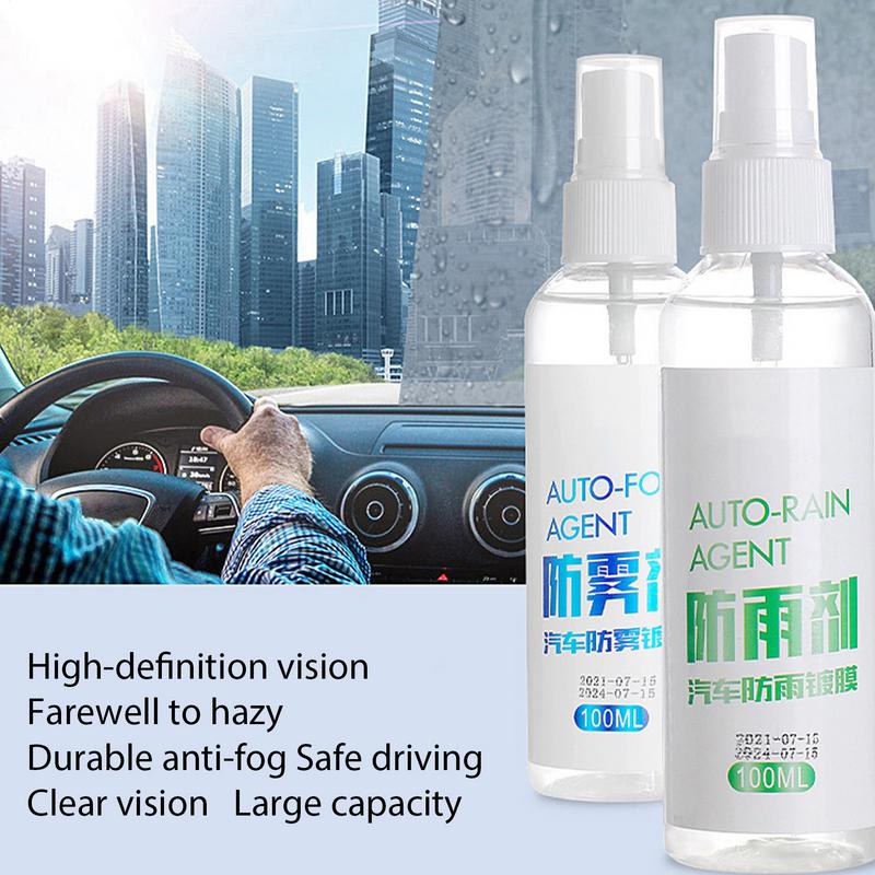 Car Anti Fog Rainproof For Exterior Automotive Glass Anti Fog Spray For Clear Vision Glass Water Removal Mist For Car Cleaning