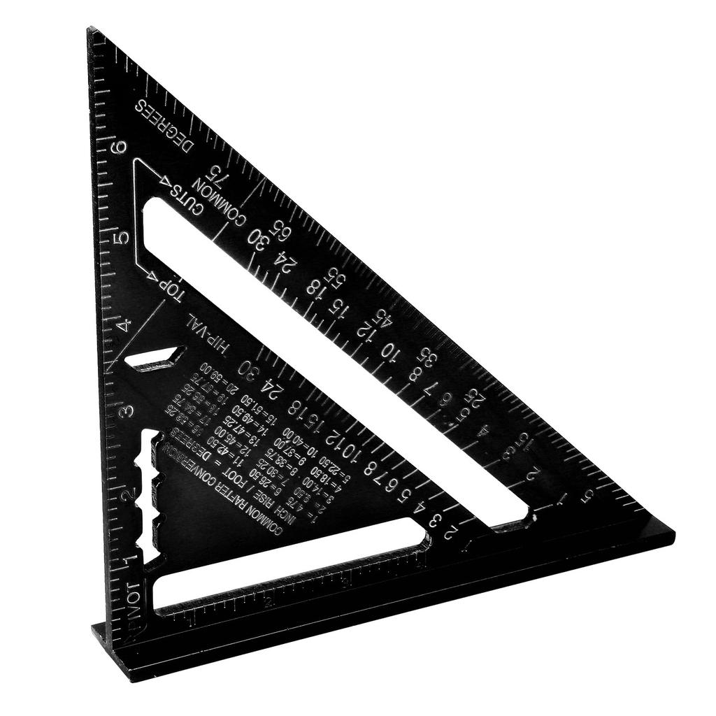 Carpentry   Ruler Aluminum Alloy with   and   Scales   Ruler Protractor for Engineer Carpenter