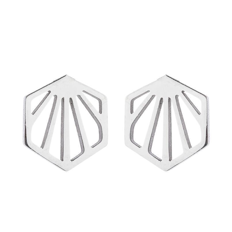 Korean Retro Gingerbread Mermaid & Human Face Asymmetrical Earrings