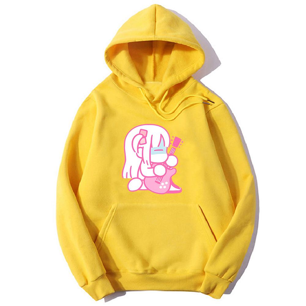 

BOCCHI THE ROCK толстовки с капюшоном в стиле аниме Hitori Gotou с принтом, уличная одежда унисекс, женская мода, толстовки большого размера, пуловеры с капюшоном, спортивные костюмы XL