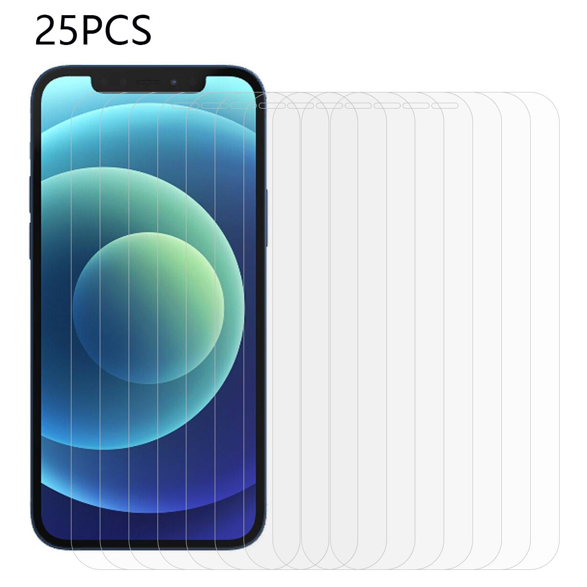 

Bulk Purchasing 25Pcs For iPhone 12 Pro Max 6.7 inch Arc Edge HD Tempered Glass Screen Protector Clear Anti-Scratch Film Type A