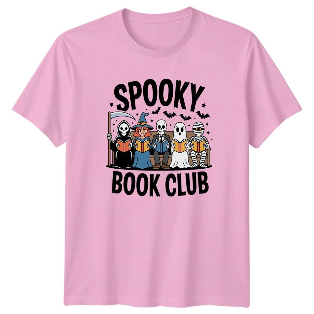 Spooky Book Club TShirt Halloween Books Reading Halloween Gift For Him And Her