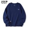 JEEP SPIRIT Men's Round Neck Pullover Sweatshirt