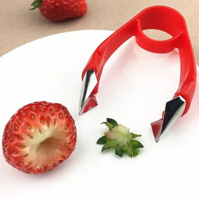 2025 Multi-Purpose Fruit Stem Huller Pineapple Tomato Peeler Strawberry Peeler Seeder Creative Kitchen Fruit Vegetable Tools