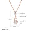 Crystal Flower Pearl Pendant Necklace For Women  Rose Gold  Color Mix Boho Ethnic Wedding  Jewelry Gift
