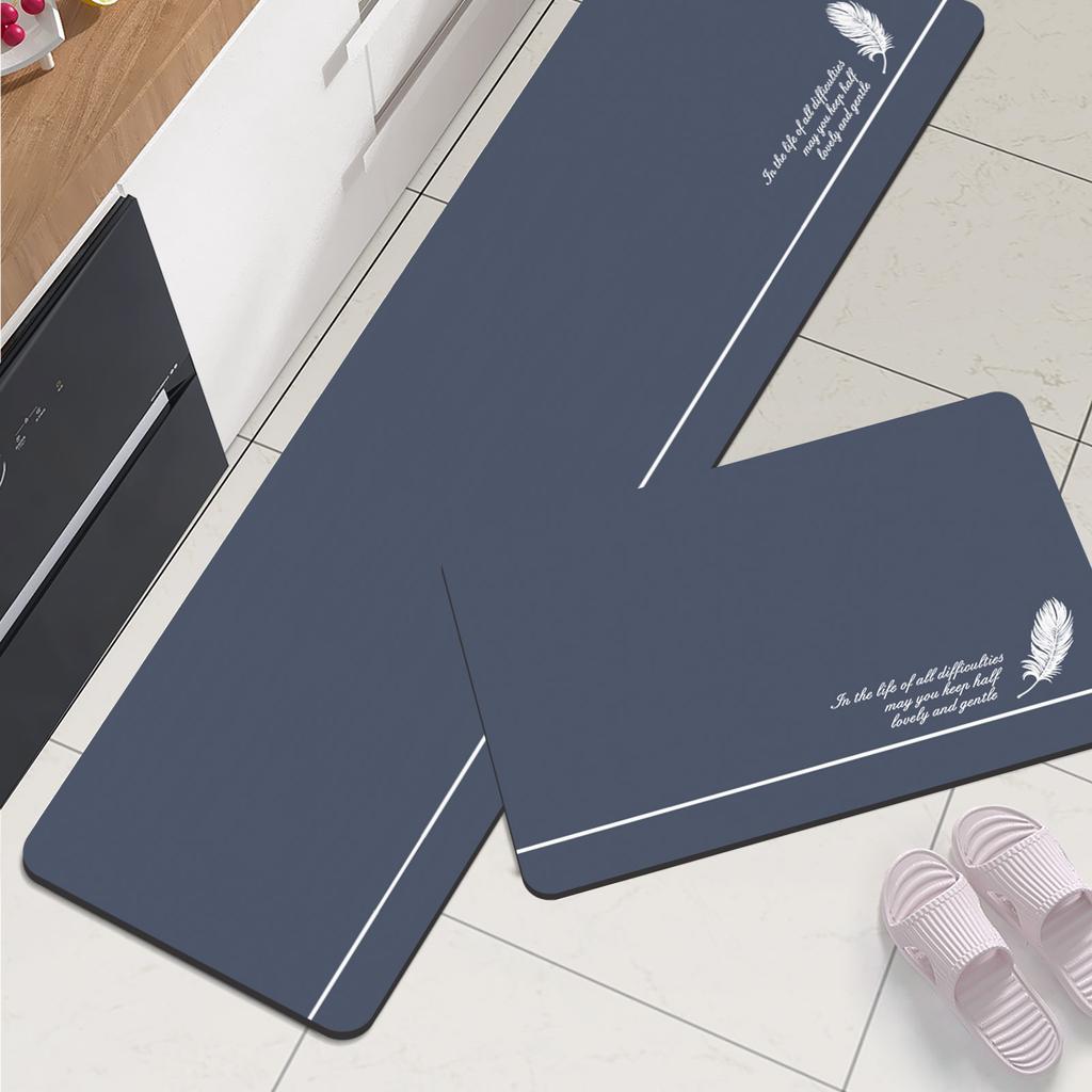 Kitchen Floor Mat Waterproof Non Slip Long Area Kitchen Carpet Rug For Living Room Hallway Bathroom Doormat Washable