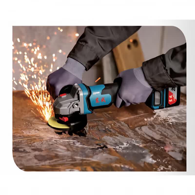 Dongcheng Cordless Angle Grinder (DCSM04-125PZ) CN plug (adapter included)