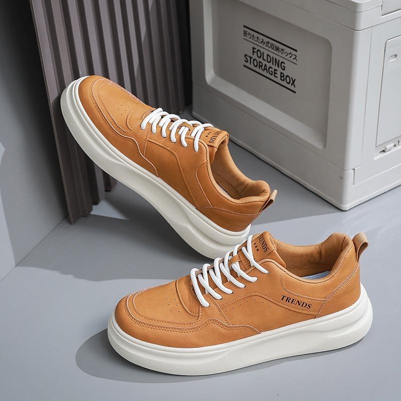 Autumn Men's Shoes New Little White Shoes Trendy Low-top Board Shoes Trendy Men Breathable Comfortable Sports Shoes Fashion