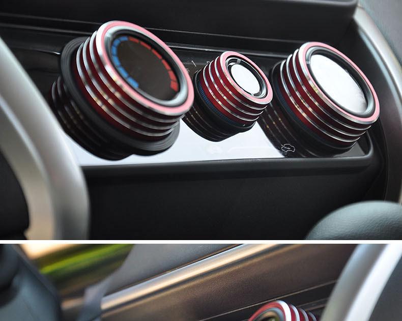 Honda Fit 14-18 A/C Knob Decor Ring for Center Console