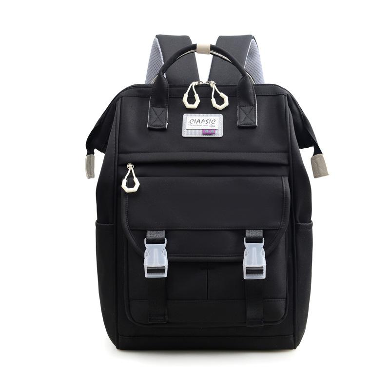 Schoolbag Mommy bag is lightweight, simple and large-capacity backpack 1101 new mother and baby go out to play fashionable multi-functional backpack
