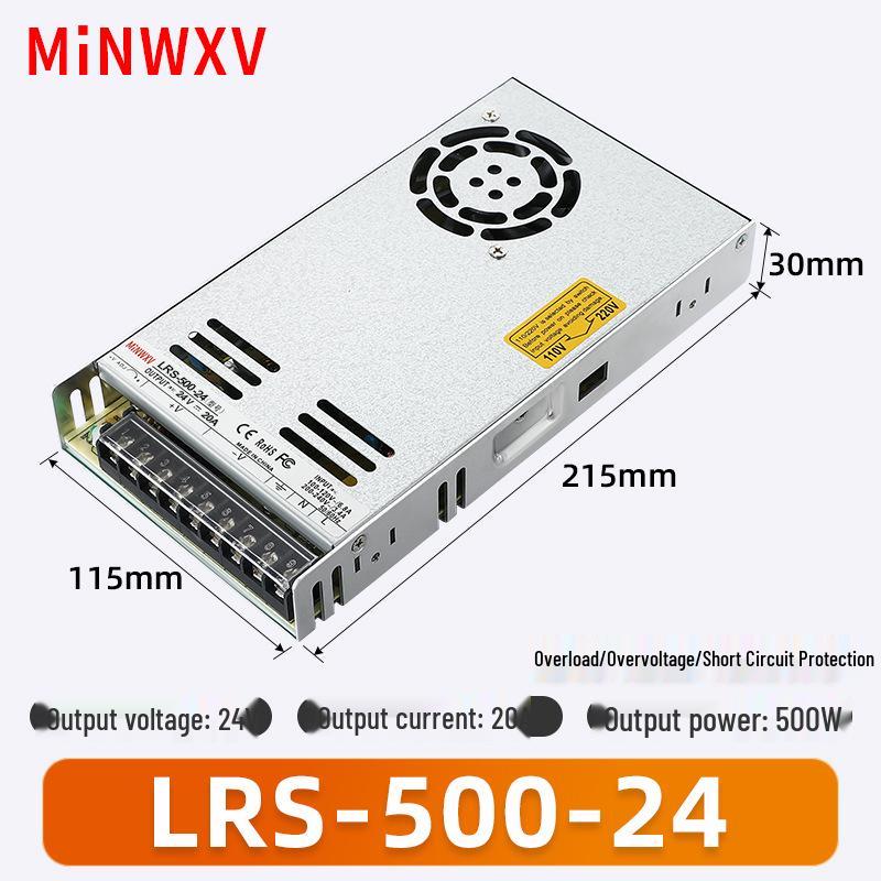 LRS Ultra-thin Switching Power Supply Transformer 220V to 12V/24V DC, Available in 35W/50W/100W/250W/600W Variants