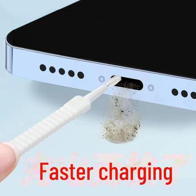 Mobile Phone Charging Port and Speaker Dust Removal Brush - Multi-Function Cleaning Tool