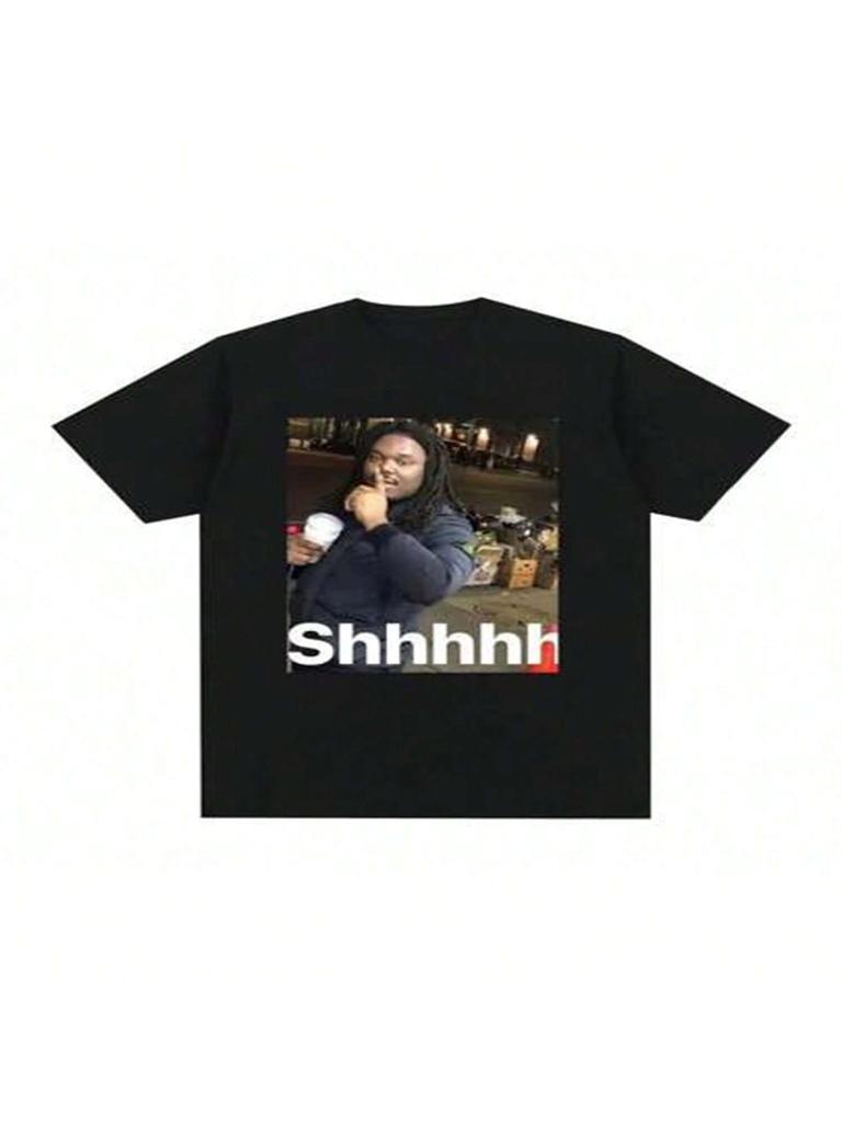 Graphic T-Shirt Shhhhh Slayworld Twizzy Rich KanKan Graphic T-Shirts Wounisex Short Sleeve T Shirt