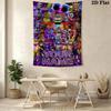 Name Custom Freddy Nights Wall Tapestry Aesthetic Wall Hanging Printed Fabric Blanket Decorative Tapestries for Bedroom Living Room Home Decor