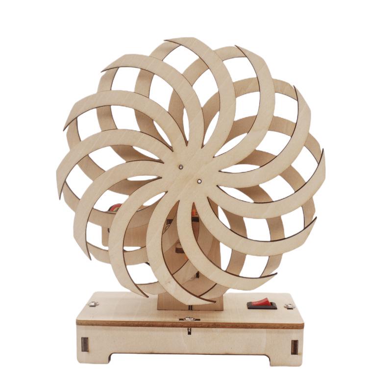 Hand-Cranked Generator DIY Science Kit: Educational Toy for Elementary Students