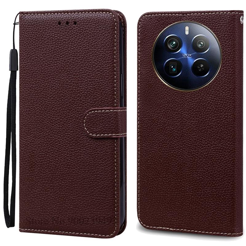 For Realme 12 Pro Plus Case Leather Wallet Flip Cover Phone Case For Realme 12 Pro 5G Case Coque Fundas For Realme 12 Pro+ Cover
