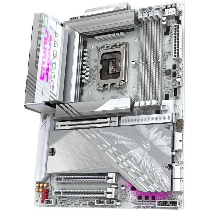 Carte Mère ATX GIGABYTE Z890 A ELITE X ICE - Socket 1851 - Thunderbolt 4 - LAN 2.5 GbE - Wi-Fi 7/Bluetooth 5.4