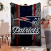 Patriots Team Spirit Blanket Outdoor Flannel Blanket for Camping, Hiking, Garden Parties, Picnic Essentials,gift for family and friends