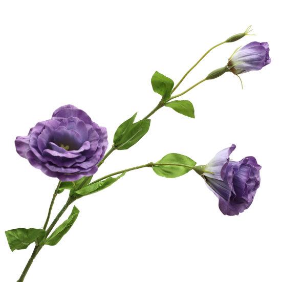 3 Branch Artificial Flower Bouquet with 3-Head Blooms Realistic Faux Silk Flower Bouquet with Stem for Wedding Party Home Office Decor