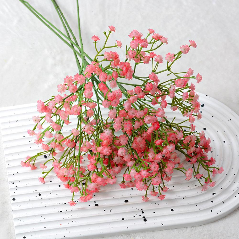 1/3/5pcs White Babysbreath Artificial Flowers Gypsophila DIY Bouquet Plastic Fake Flowers for Wedding Party Home Decoration