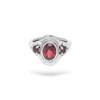 Statement Garnet Ring, 925 Sterling Silver, Christmas Gift