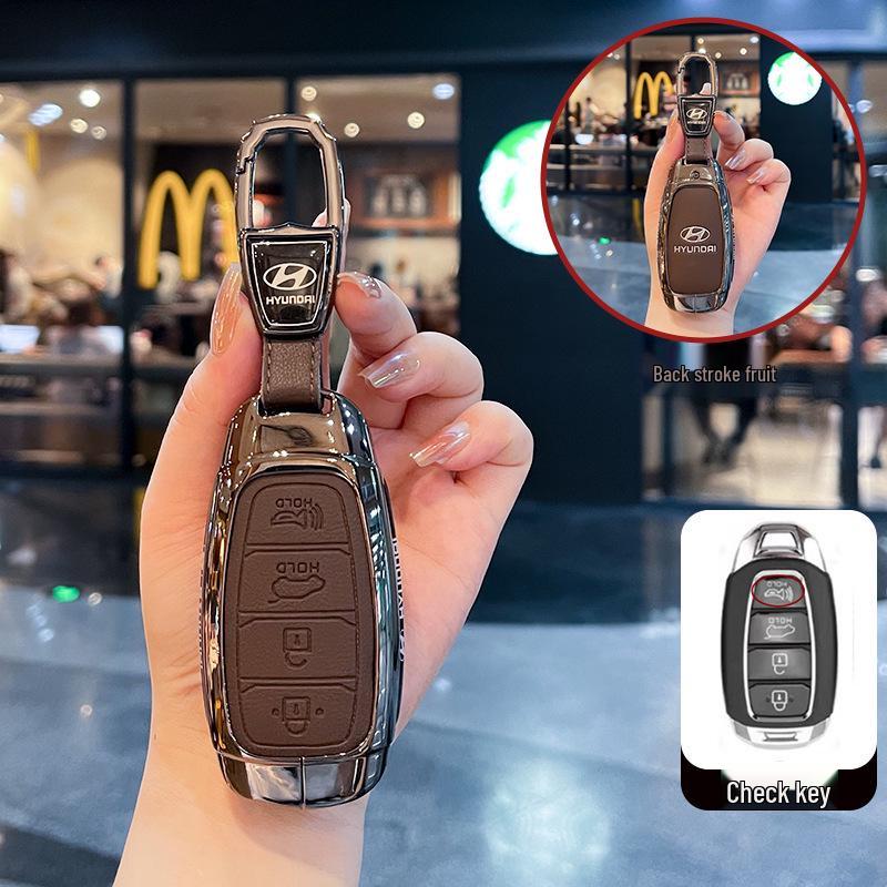 Kompatible Schlüsselhüllen für Hyundai: Festa, Elantra ix35, Tumi, ix25, Encino Modelle.