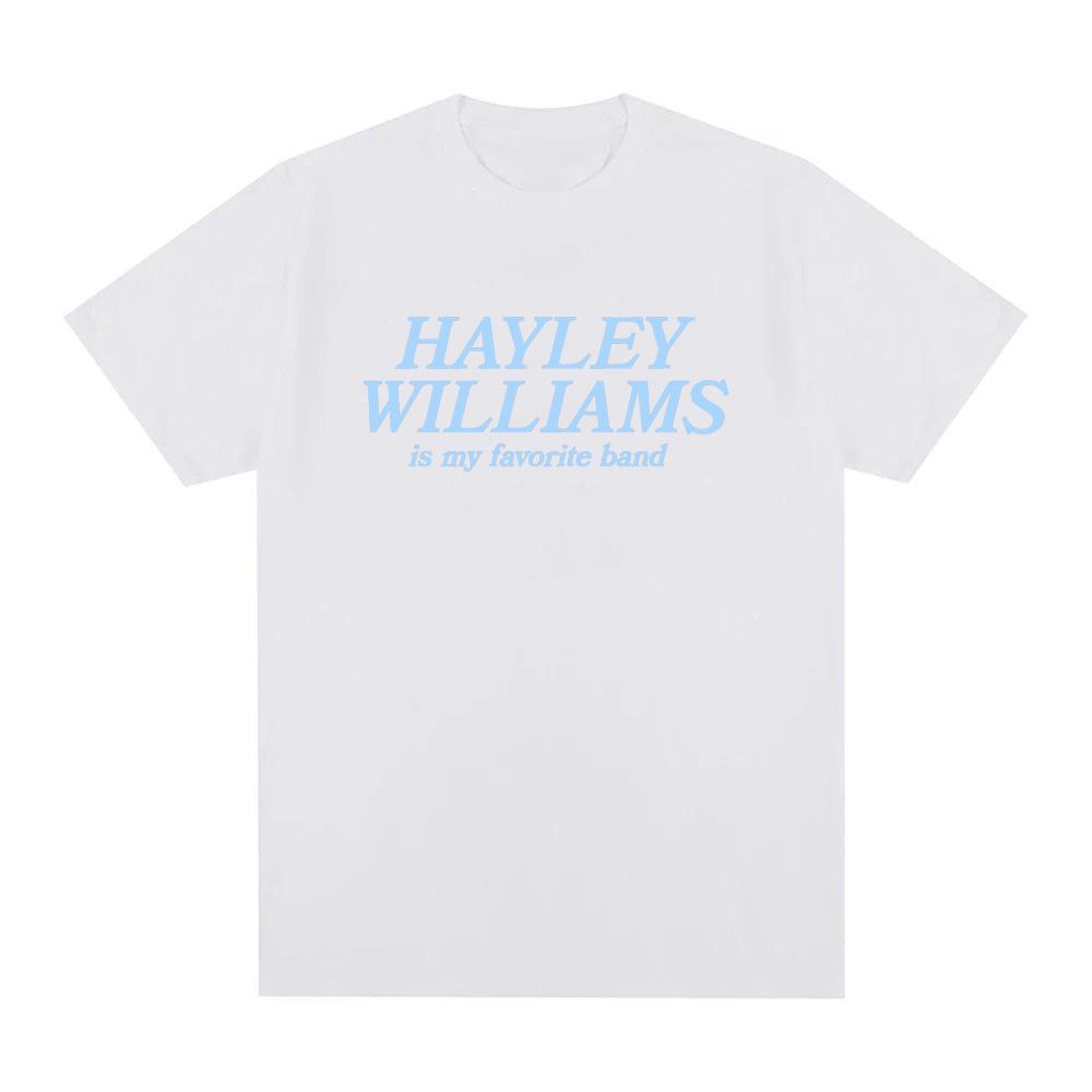 

My Favorite Band Tee - Water s Fine Summer Hayley Williams s Same Style T-shirt High Quality 100% Cotton T Shirt XS белый