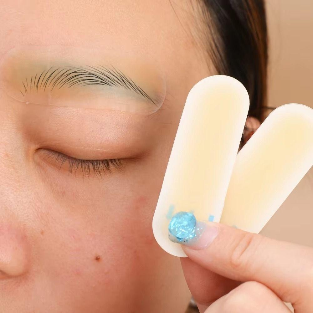 20Pcs Adhesive Tattoo Practice Sticker Permanent Tattoo Practice Skin Makeup Tattoo Training
