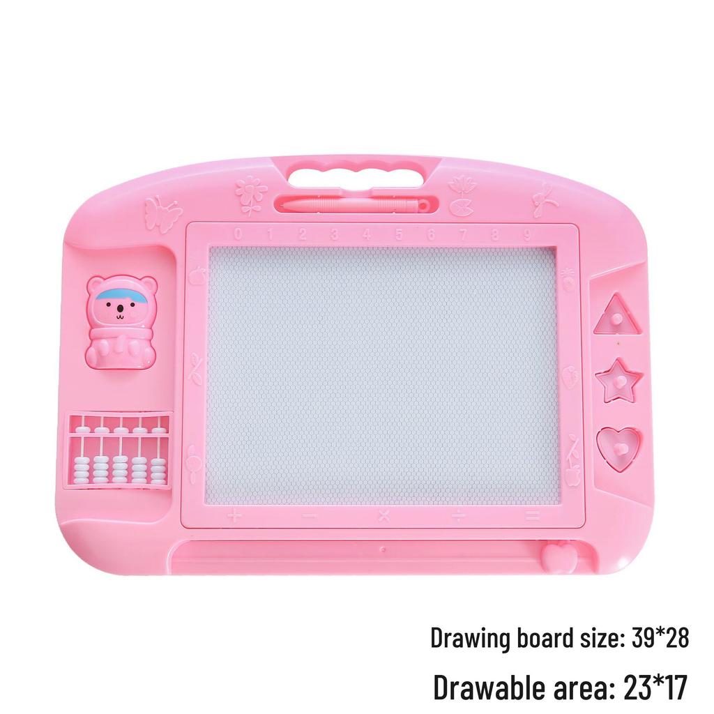 Großes magnetisches Zeichenbrett für Kinder - Buntes Graffiti- und Schreibspielzeug mit Stift