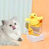 Automatisches Watschel-Enten-Spielzeug Vibrationssensor Entenform Katze Spielzeug USB-Laden Bissfest für Kätzchen Katze Selbstbewegend