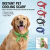 Écharpe Rafraîchissante d'Été pour Animaux de Compagnie Collier Glacé pour Chien Enveloppement Froid Respirant Bandana Rafraîchissant Instantané pour Promenade en Extérieur