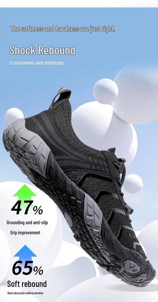 New Five-Finger Non-Slip Water Shoes: Cut-Resistant, Breathable, Multi-Functional for Swimming, Dance, Fitness, Squats, and Yoga.