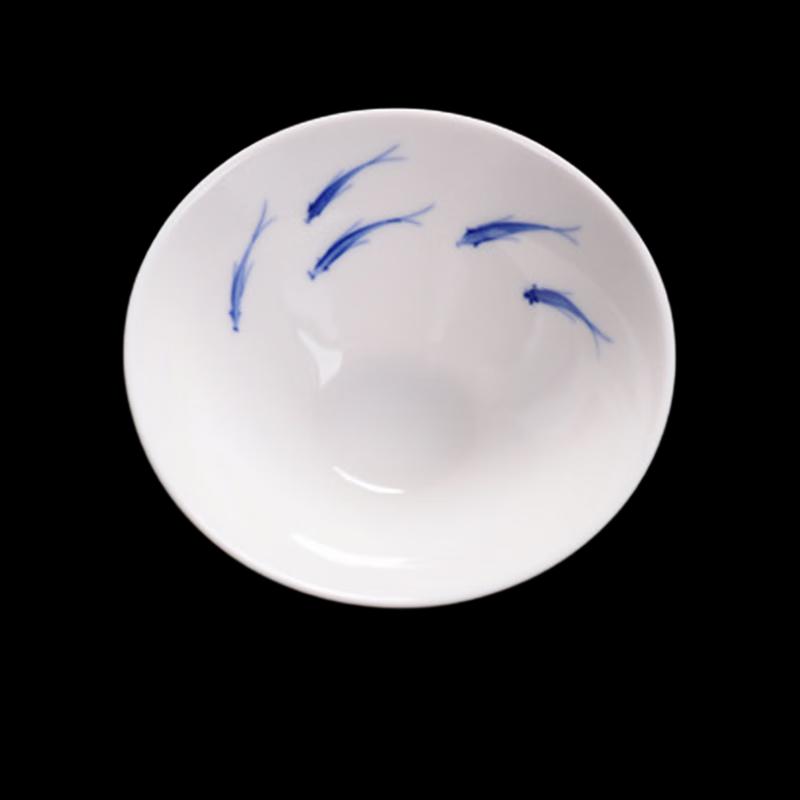 

Чайные чашки Доули из сине-белого фарфора ZISIZ, 60 мл (Набор из 3 шт.)