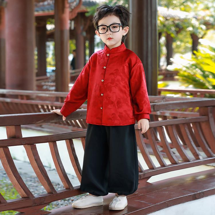 Children's Hanfu 2025: Spring & Autumn Chinese Tang Suit for Boys & Girls - Performance Guoxue Set