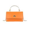 Fashionable Street Style Pu Leather Chain Shoulder Bag Beautiful Square Crossbody Bag